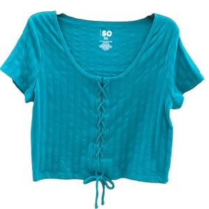 Top - Sonoma- junior knit top - turquoise- NWT  BOX 11